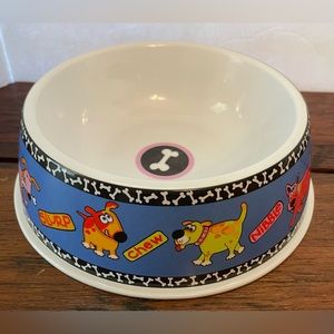 Fat Cat Inc. Doggy Hoots Pet Dog Cat Bowl Medium